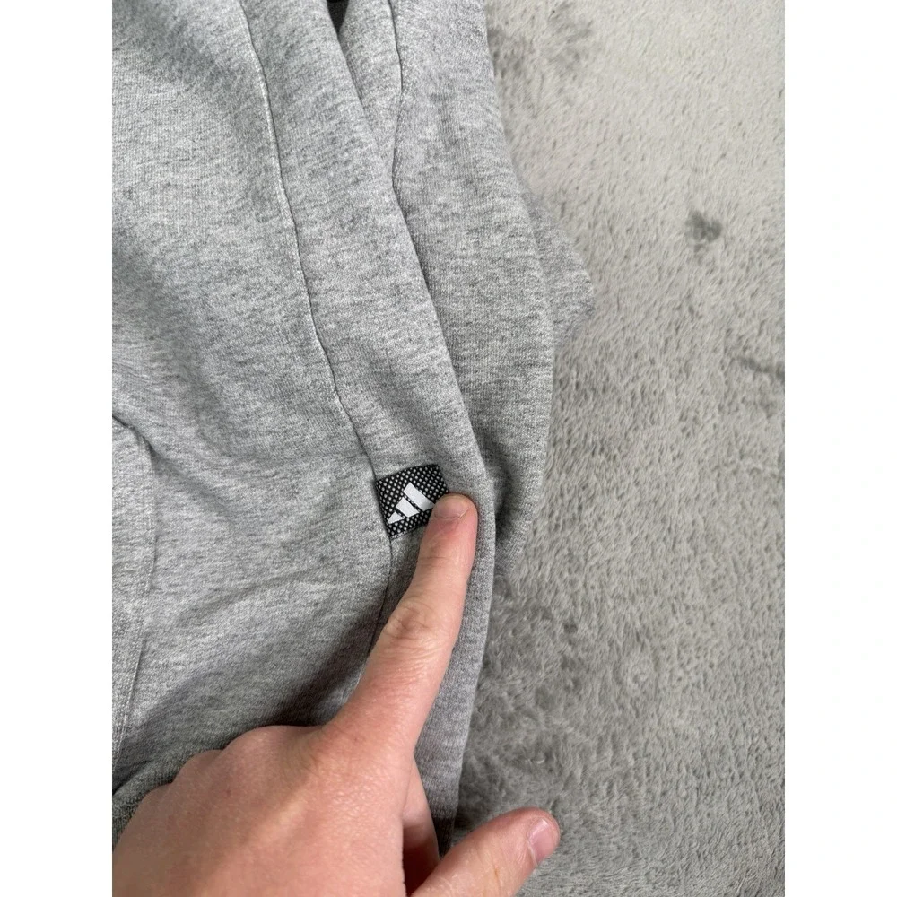 Vintage Y2K Adidas Pullover Hoodie Men's Size XL Gray